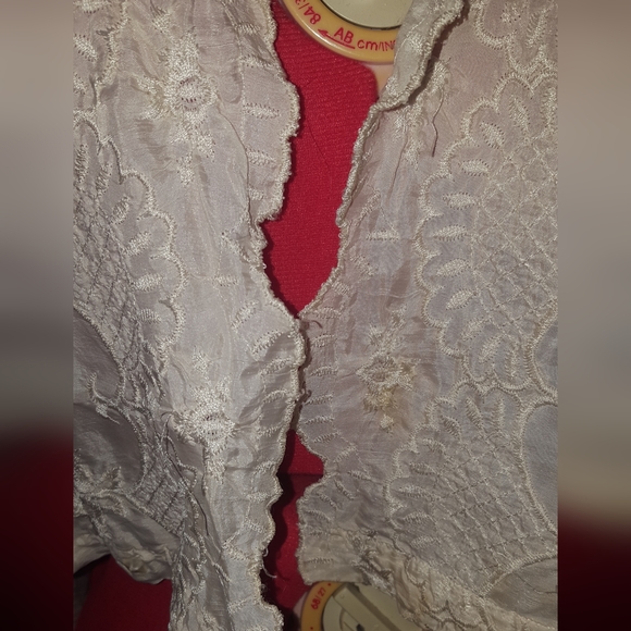 vintage silk blouse - Picture 4 of 6